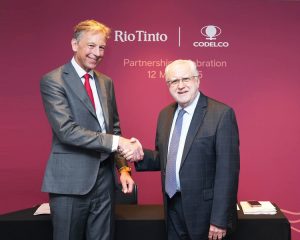 Alianza entre Codelco y Río Tinto