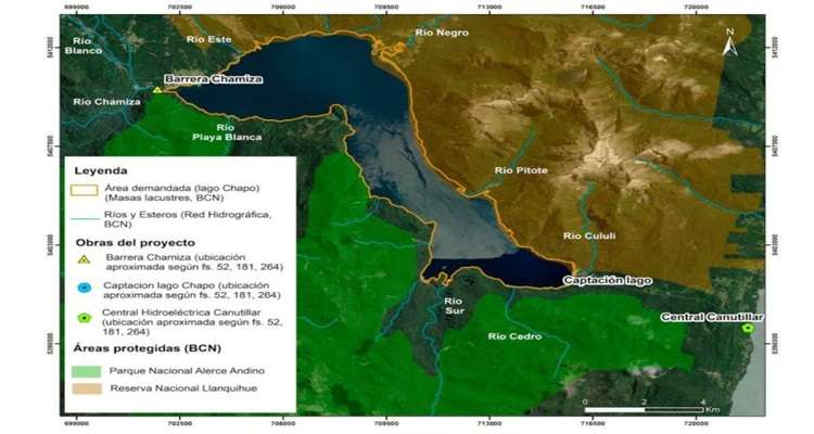 Colbún deberá reparar daño ambiental causado en el Lago Chapo
