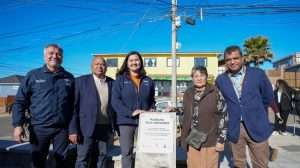 Codelco ventana inauguró plaza en Quintero