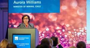 Ministra Williams se reunió con los líderes mundiales de la industria del cobre