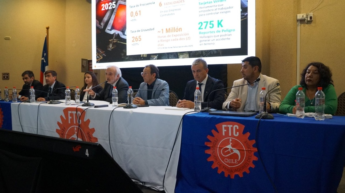 El diálogo estratégico Codelco y FTC fue uno de los ejes centrales del 76° Congreso Nacional de la Federación de Trabajadores del Cobre, realizado en La Serena. En la instancia, ejecutivos de la estatal y dirigentes sindicales analizaron desafíos productivos, sostenibilidad y continuidad operacional.

Participaron el presidente del directorio de Codelco, Máximo Pacheco, y el presidente ejecutivo, Rubén Alvarado. También asistieron vicepresidentes y representantes de distintas divisiones de la Corporación.

Codelco destaca colaboración con los trabajadores

Durante su intervención, Máximo Pacheco valoró el intercambio con los dirigentes sindicales. Señaló que la conversación permitió recoger inquietudes, intereses y propuestas de los trabajadores.

Además, resaltó el tono constructivo del encuentro. Indicó que existió disposición para escuchar posiciones y buscar soluciones conjuntas frente a los retos de la industria.

FTC valora espacio de conversación directa

El presidente de la FTC, Héctor Roco, destacó la apertura del encuentro. Explicó que se abordaron oportunidades, amenazas y balances sobre los últimos años de gestión.

También afirmó que las respuestas entregadas por la administración generaron tranquilidad. Sin embargo, advirtió que persisten desafíos que requerirán trabajo conjunto en el corto plazo.

Los cuatro pilares de crecimiento de Codelco

En el congreso, Pacheco repasó la estrategia corporativa de Codelco. Expuso cuatro pilares que orientan el desarrollo futuro de la empresa.

El primero considera los proyectos estructurales. El segundo impulsa asociaciones con compañías mineras líderes. El tercero promueve una minería responsable con comunidades y medio ambiente. El cuarto fortalece el vínculo con los trabajadores.

Rubén Alvarado reforzó esa visión. Señaló que el aporte de la representación sindical ha sido clave en la construcción del actual modelo de Codelco.

Continuidad operacional y desarrollo sostenible

La estatal subrayó que el trabajo colaborativo permite resguardar la continuidad operacional. También facilita avanzar hacia metas de sostenibilidad y competitividad.

El diálogo estratégico Codelco y FTC seguirá siendo una herramienta relevante para enfrentar cambios del mercado y nuevas exigencias del sector minero. La compañía busca mantener una relación sólida con sus trabajadores para sostener su liderazgo en la industria.