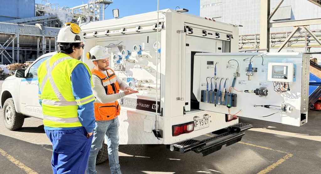 Demo Truck Experience de Endress+Hauser impulsa transformación digital y eficiencia industrial en Chile, incluyendo la minería.