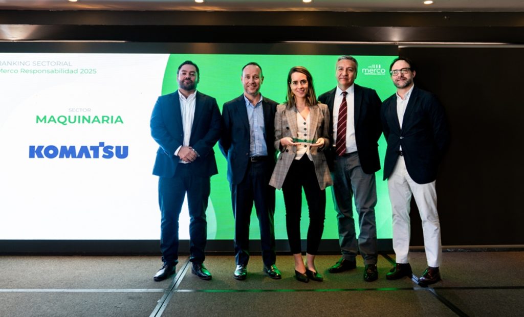 Ranking Merco Responsabilidad ESG posiciona a Komatsu como líder en maquinaria en Chile