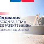Sernageomin inició el proceso de postulación a la rebaja de patente minera 2026, con plazo hasta el 31 de julio. Revisa requisitos y quiénes pueden acceder.