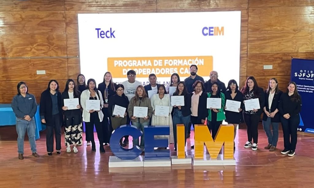 Teck Quebrada Blanca y CEIM impulsan programa de Formación de Operadores CAEX