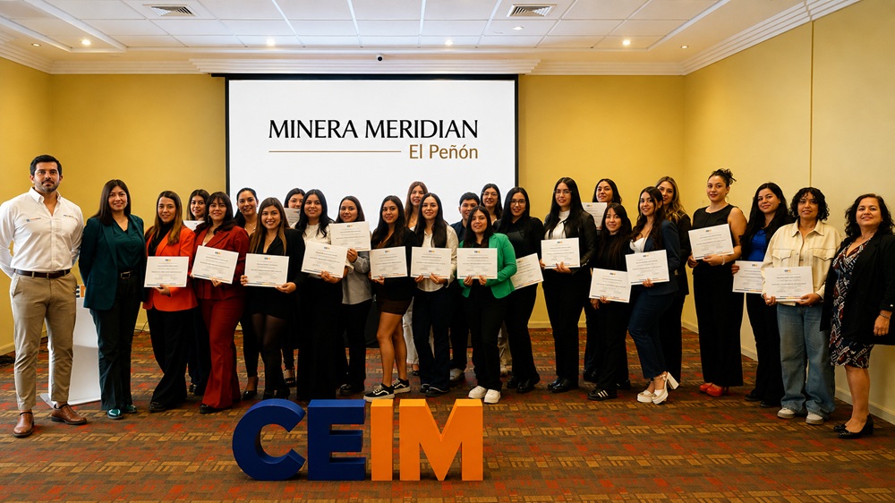 Minera Meridian El Peñón impulsa la incorporación de mujeres en minería subterránea con programa de formación