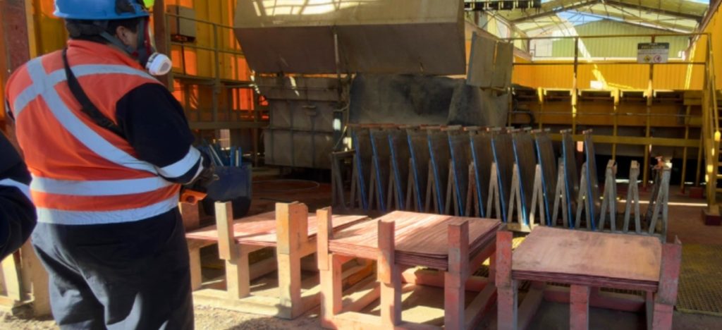 ENAMI concluye con éxito la primera etapa de un pilotaje para restaurar cátodos de acero inoxidable